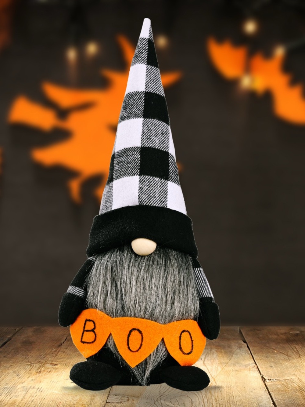 Halloween Decorative Gnome with 'BOO' Sign - Picture 6 of 7